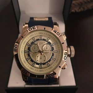 Men’s titanium quartz watch